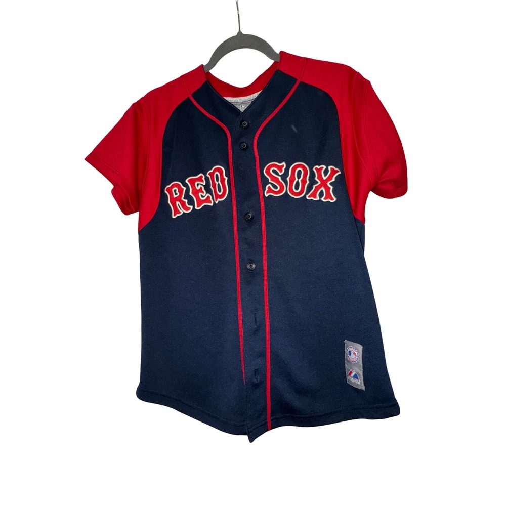 Boston‎ Red Sox Ortiz #34 Baseball Jersey Majestic Youth L MLB